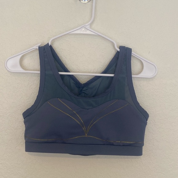 Cleo Harper Set of 3 sports bras Small blue, rose, black, gold - Picture 2 of 14